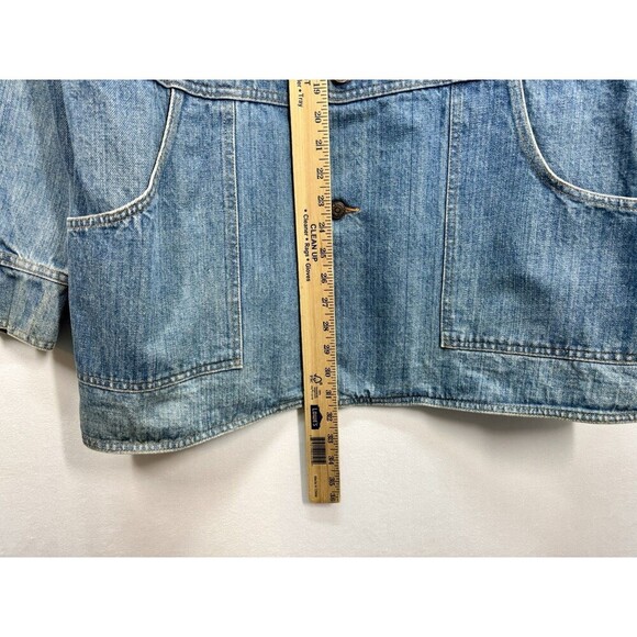 Vintage 70s Levis Orange Tab Denim Jacket Men’s XL Jean Chore Coat Split Tail - Picture 15 of 16